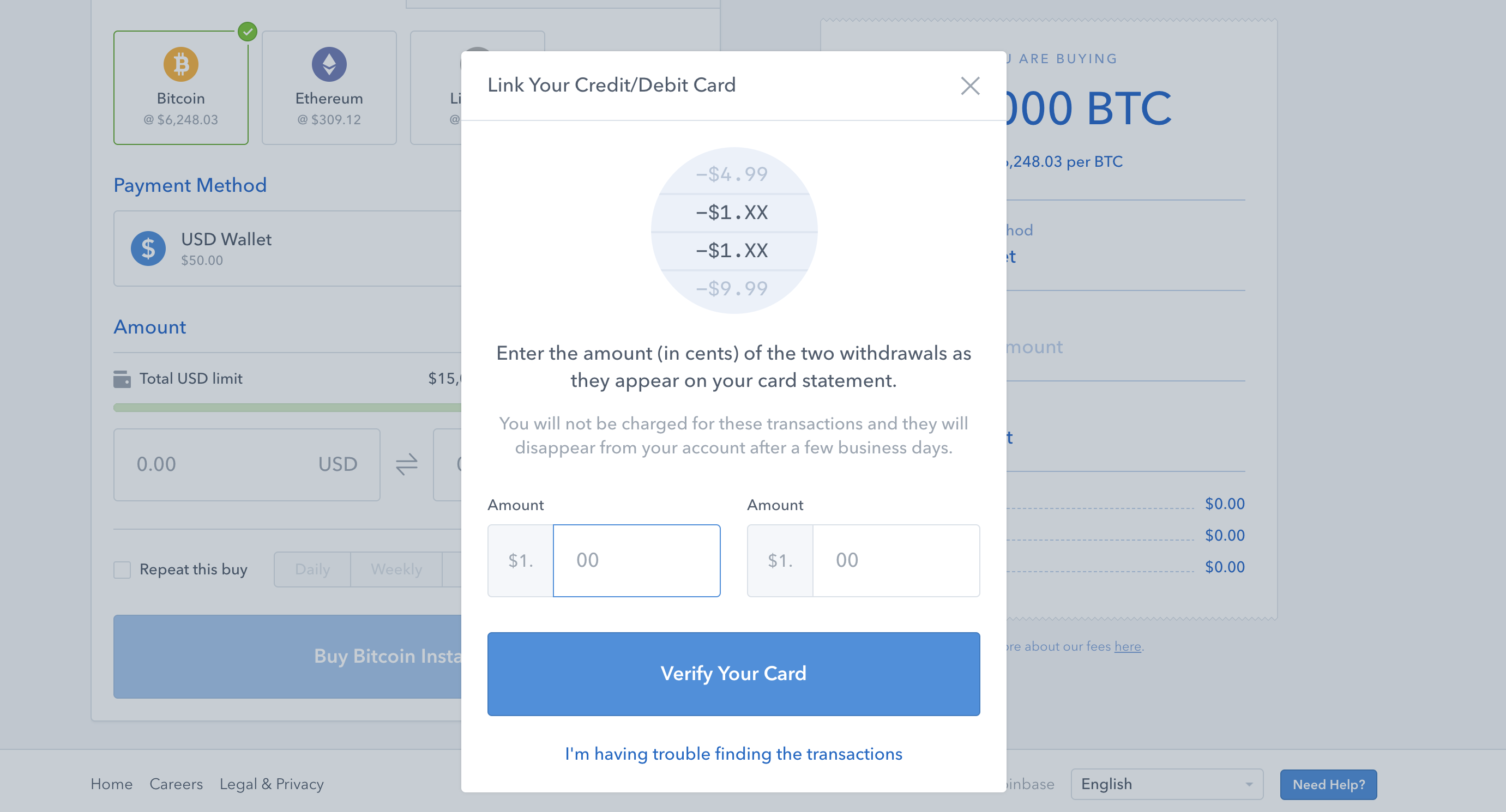 verify-coinbase-credit-debit